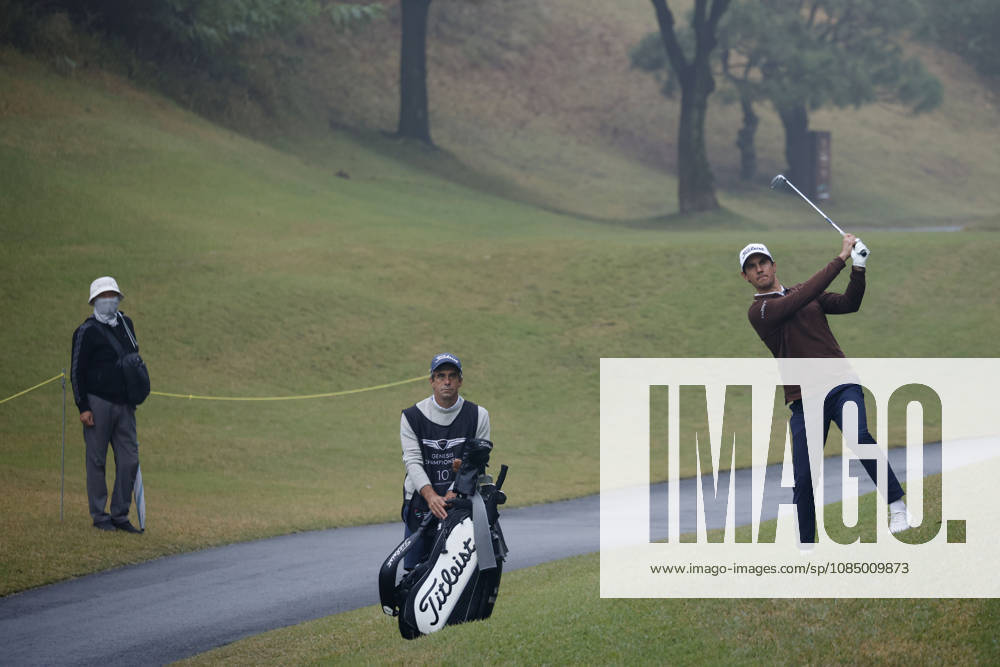 Oct 25, 2026-Cheonan, South Korea-Matteo MANASSERO of Italy action on 1th Fairway during a DP World Tour Genesis Championship Final Round at Woo Jeong Hills CC in Cheonan, South Korea. DP Tour Genesis Championship Final Round - ZUMAr168 20261025_aap_r168_031