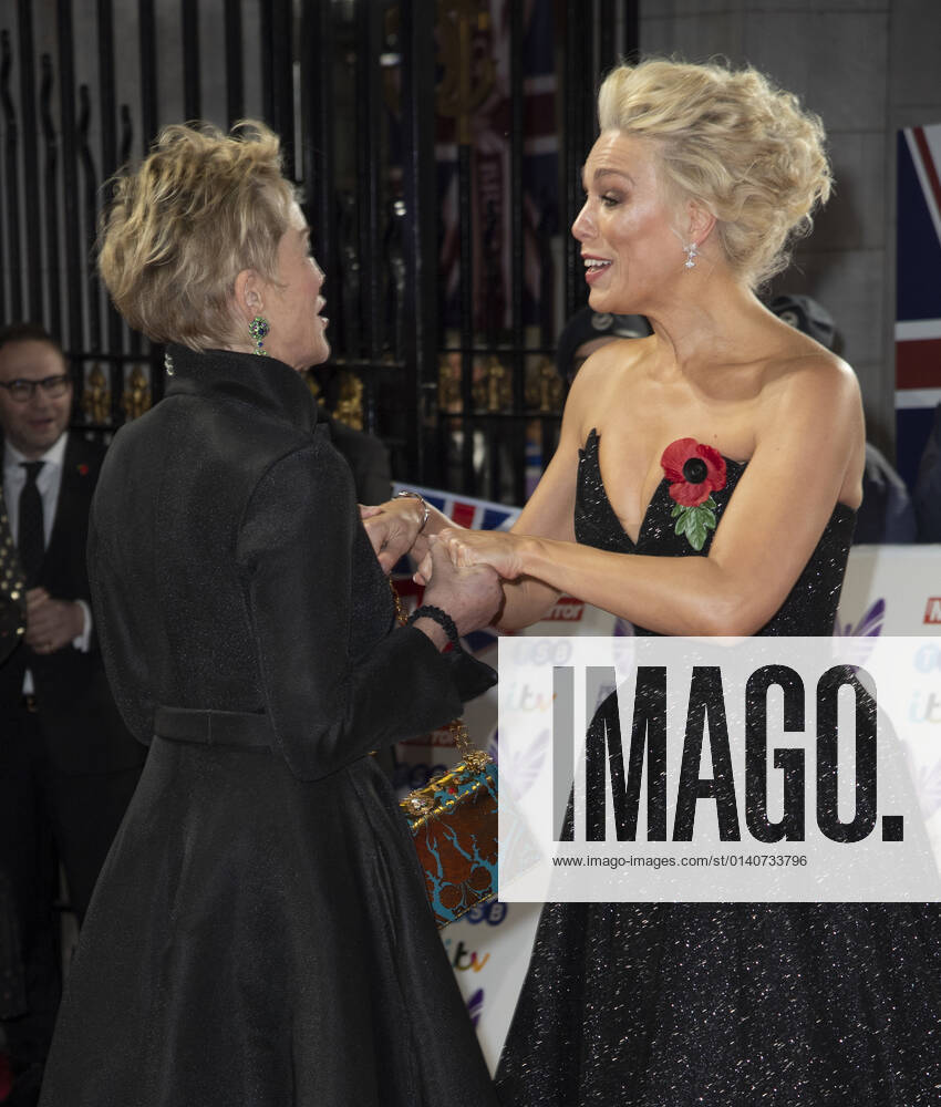 Sharon Stone and Hannah Waddingham attend the Pride of Britain awards in partnership with TSB at the Grosvenor House Hotel, Park Street in London. London United Kingdom - ZUMAs197 20211030_zaa_s197_567