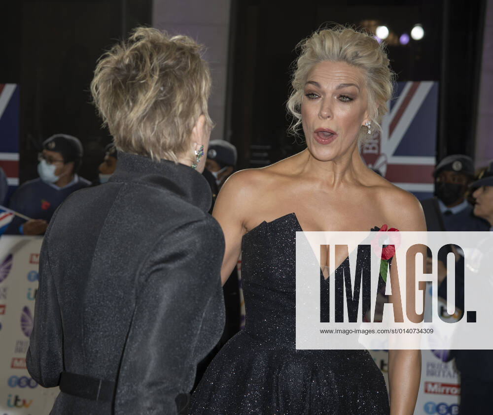 Sharon Stone and Hannah Waddingham attend the Pride of Britain awards in partnership with TSB at the Grosvenor House Hotel, Park Street in London. London United Kingdom - ZUMAs197 20211030_zaa_s197_529