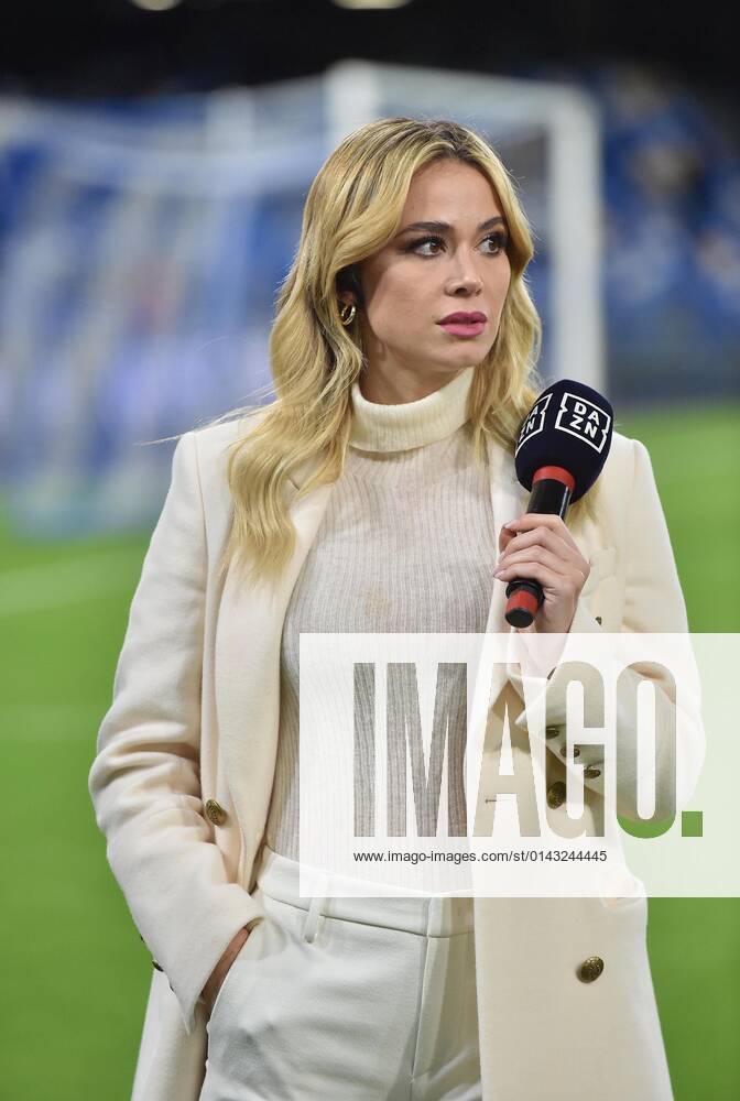 Foto IPP Felice De Martino Napoli 28 11 2021 Calcio Campionato italiano serie A 2021-2022 Napoli - Lazio Nella foto: Diletta Leotta - giornalista e conduttrice di Dazn - Italy Photo Press World Copyright