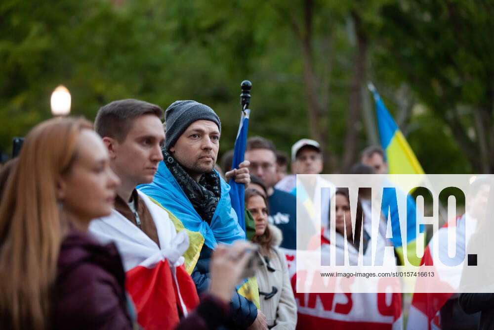 Belarusian opposition leader Sviatlana Tsikhanouskaya attends Ukraine protest Protesters listen to Belarusian opposition leader Sviatlana Tsikhanouskaya speak at a rally at the White House against Russia s war in Ukraine. The Belarusian community in the Washington, DC metro area joined US Ukrainian Activists daily protest at the White House to show their support. Both countries currently suffer at the hands of Russian President Vladimir Putin: Ukraine is under attack, and Belarus is led by Putin puppet Alexander Lukashenko. Washington DC United States