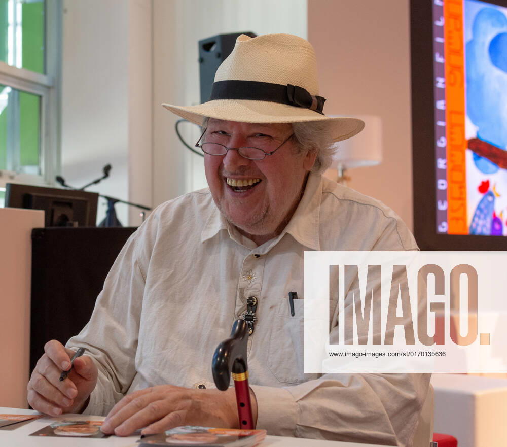 FRANKFURT AM MAIN, Germany - October 13 2018: Helmut Krauss at 70th Frankfurt Book Fair Buchmesse Frankfurt FRANKFURT AM MAIN, Germany - October 13 2018: Helmut Krauss at 70th Frankfurt Book Fair Buchmesse Frankfurt