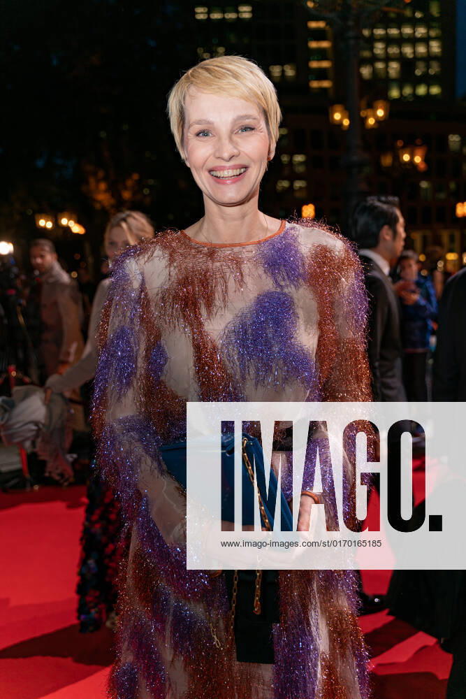 FRANKFURT AM MAIN, Germany - October 18 2019: Susann Atwell at the Hessischer Film- und Kinopreis 2019, Red Carpet, Frankfurt am Main FRANKFURT AM MAIN, Germany - October 18 2019: Susann Atwell (*1968, German television presenter) arriving at the red carpet at the Hessischer Film- und Kinopreis 2019, Red Carpet, Frankfurt am Main
