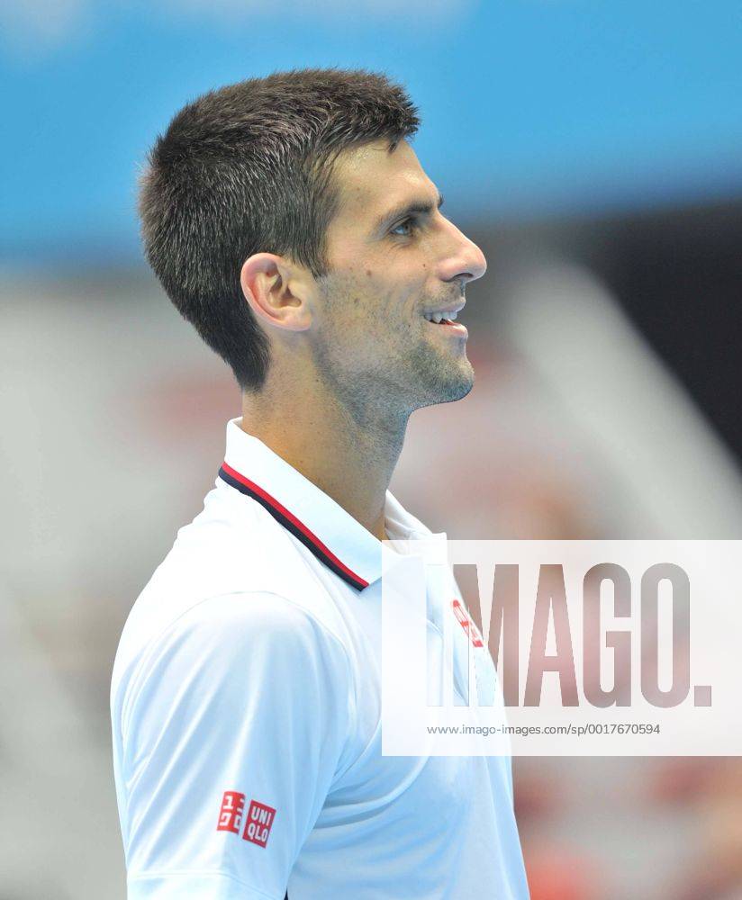(141003) -- BEIJING, Oct. 3, 2014 -- Novak Djokovic of Serbia reacts during the men s quarterfinal match at the China Open tennis tournament in Beijing, China, Oct. 3, 2014. (SP)CHINA-BEIJING-TENNIS-CHINA OPEN LixWen