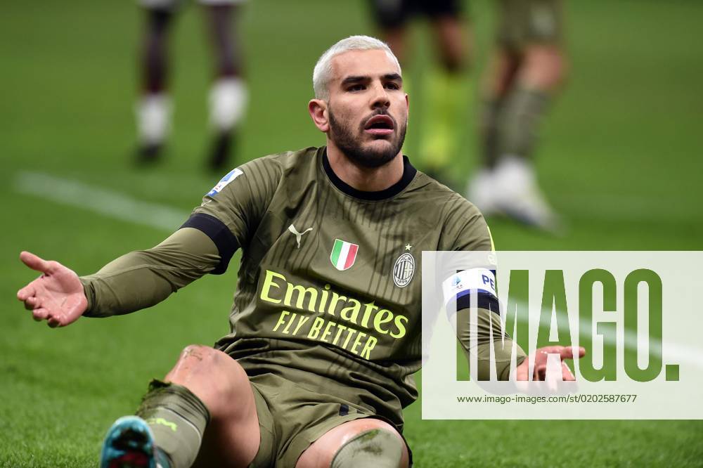 Foto IPP Paolo Bona Milano 10 02 2023 Campionato Serie A di Calcio stagione 2022 2023 Milan-Torino Nella foto Theo Hernandez Italy Photo Press Worldwide Copyright