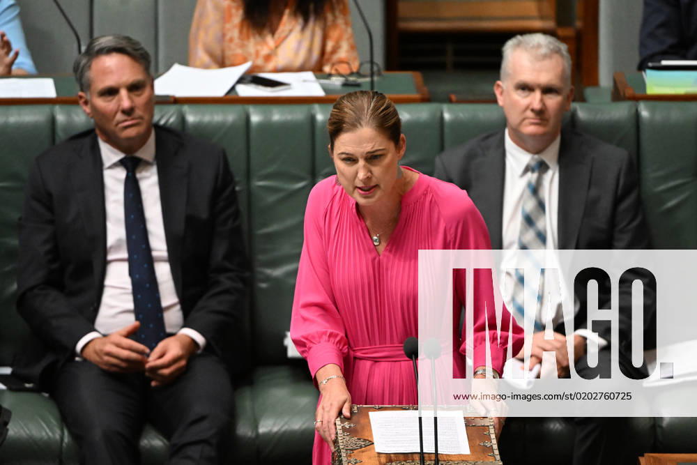 QUESTION TIME, Minister for Small Business Julie Collins during Question Time in the House of Representatives at Parliament House in Canberra, Thursday, February 16, 2023. ( NO ARCHIVING, , NO USE IN BOOKS WITHOUT CONSENT CANBERRA ACT AUSTRALIA