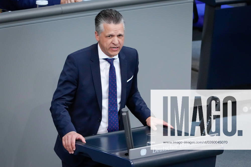 Deutscher Bundestag, 109. Plenarsitzung Thorsten Frei (CDU) im Portrait bei seiner Rede zum Tagesordnungspunkt Antraege auf Erweiterung der TO (GO-Debatte) bei der 109. Sitzung des Deutschen Bundestag in Berlin, 15.06.2023 Berlin Berlin Deutschland
