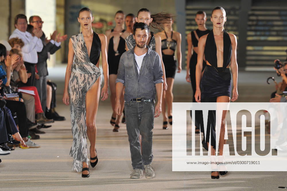Paris Fashion Week - Anthony Vaccarello Italian designer Anthony Vaccarello makes a appearence for his Spring-Summer 2012 Ready-To-Wear collection show held at the Cite de la Mode in Paris, France, on September 27, 2011. Photo by Christophe Guibbaud ABACAPRESS.COM Paris France