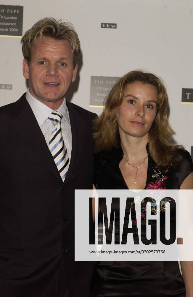 Tio Pepe Carlton London Restaurant Awards 2004 London, UK - GORDON RAMSAY and WIFE attending the Tio Pepe Carlton London Restaurant Awards 2004 at the Grosvenor House Hotel, London. Date: 08.03.2004 -, Credit:Photoshot Avalon United Kingdom
