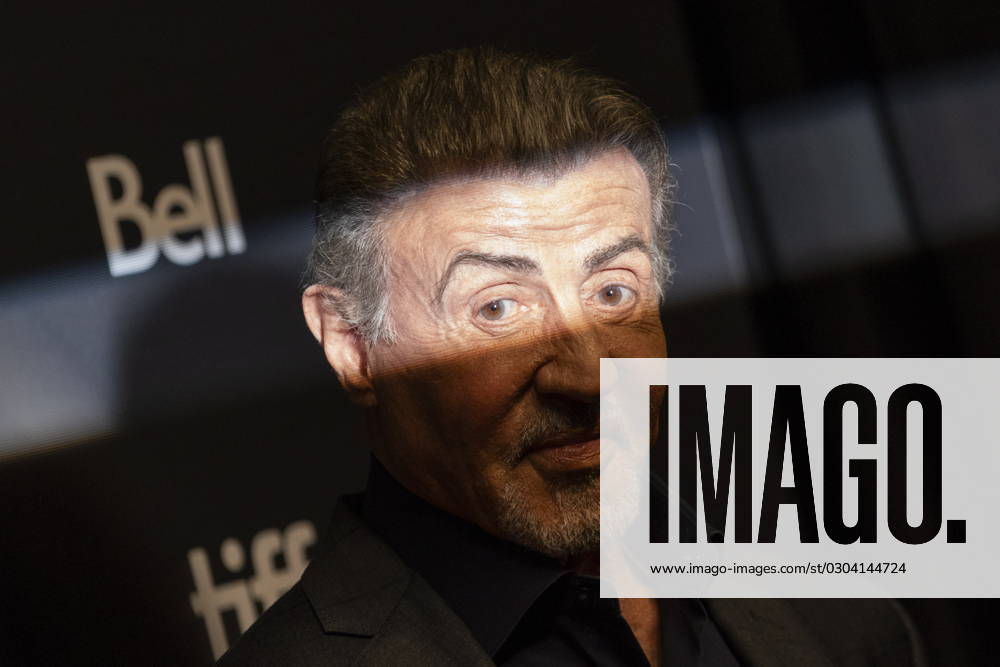 Sylvester Stallone poses for a photograph ahead of a talk with the actor at the Toronto International Film Festival in Toronto, Friday, Sept. 15, 2023. Toronto CANADA - ZUMAc35_ 20230915_zaf_c35_053