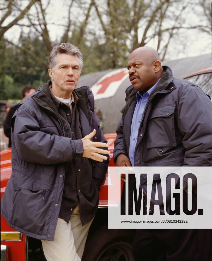 Stills from the 1999 movie Aftershock. Tom Skerritt, left, and Charles Dutton star in AFTERSHOCK. Photo cr: Tony Esparza CBS, Credit:BOB AKESTER Avalon