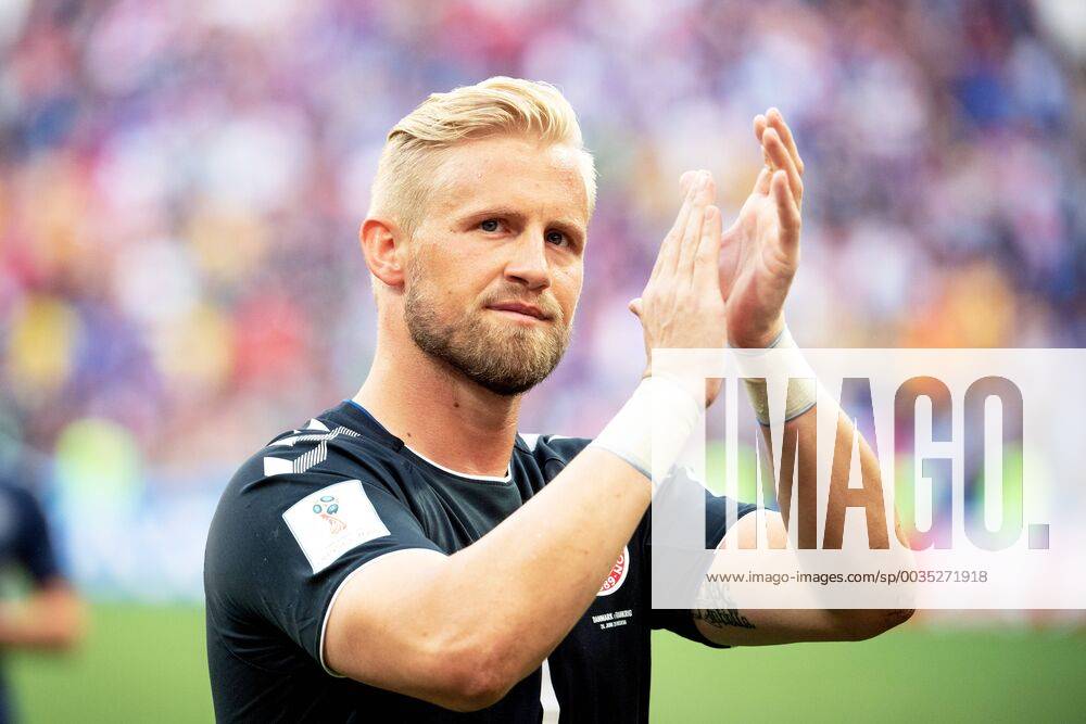 goalkeeper Kasper Schmeichel of Denmark after the FIFA World Cup WM Weltmeisterschaft Fussball group stage match between Denmark and France on June 26, 2018 in Moscow. Photo: Petter Arvidson BILDBYRAN kod PA 92078