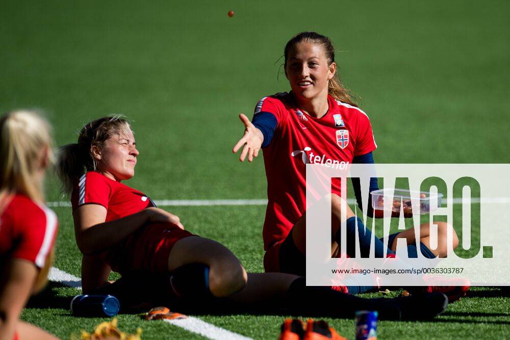 Goalkeeper Cecilie Haustaker Fiskerstrand of Norway during a training session on September 3, 2018 in Oslo. Photo: Jon Olav Nesvold BILDBYRN kod JE 160301