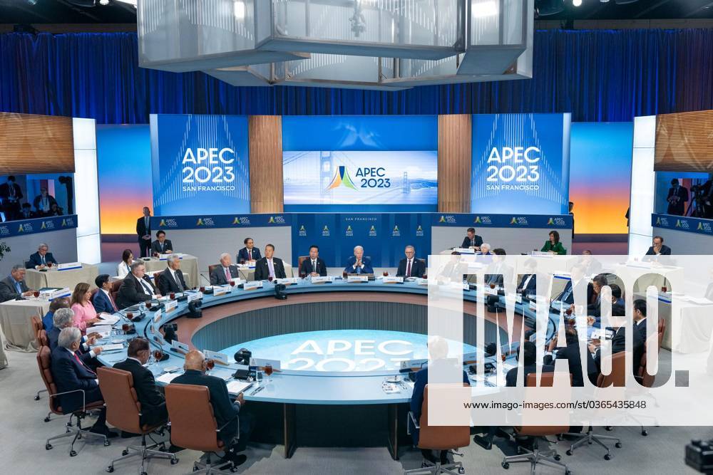 U.S. President JOE BIDEN and leaders hold a roundtable meeting during the APEC summit. San Francisco USA - ZUMA 20231116_new_z03_063