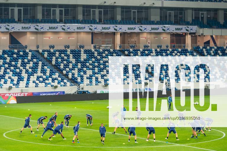 Players of Sweden during a training session on October 10, 2018 in Kaliningrad. Photo: Petter Arvidson BILDBYRN kod PA 92126