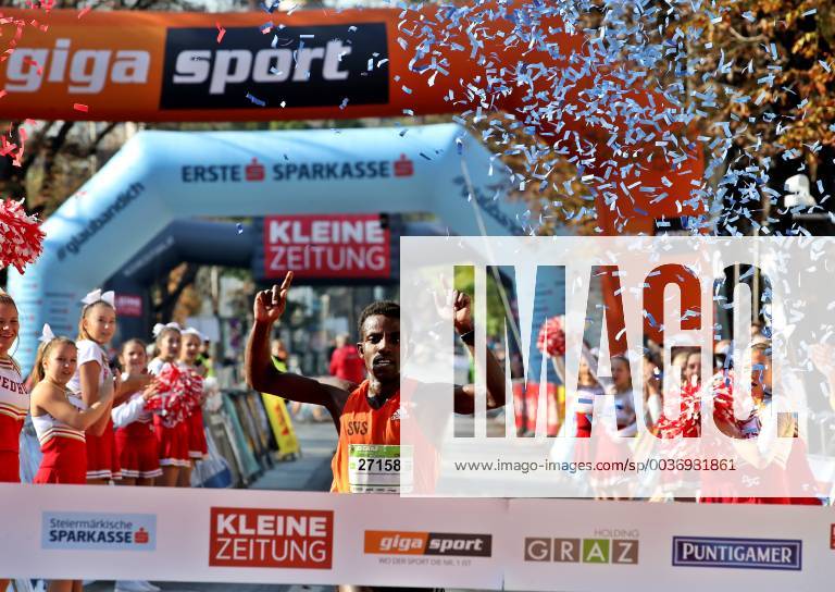 RUNNING - Graz Marathon GRAZ,AUSTRIA,14.OCT.18 - RUNNING - Graz Marathon. Image shows Lemawork Ketema (AUT). GEPAxpictures Oberlaender