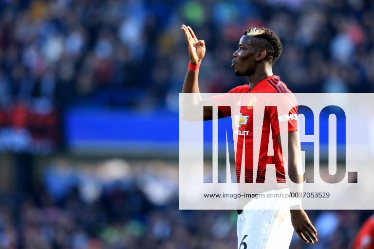 20th October 2018, Stamford Bridge, London, England; EPL Premier League football, Chelsea versus Manchester United ManU Paul Pogba of Manchester United ActionPlus12071341 ShaunxBrooks