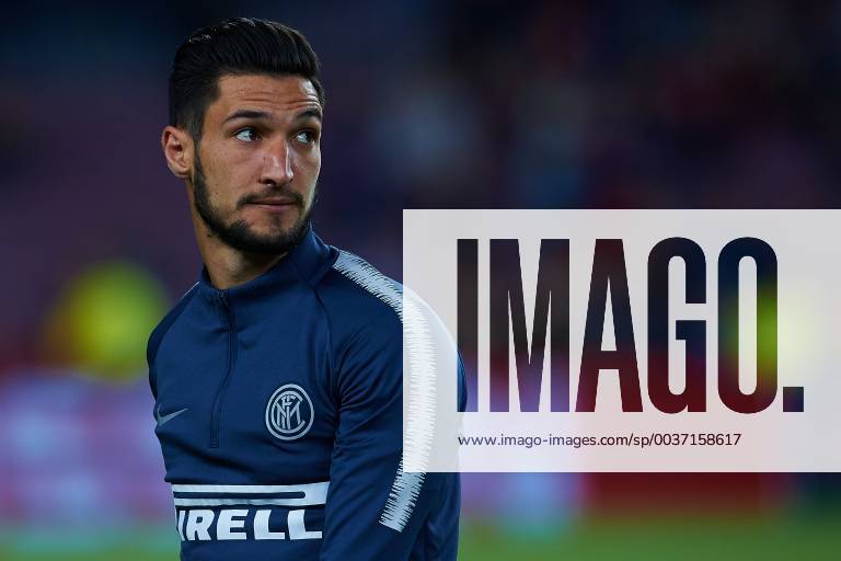 Barcelona, Barcelona, Spain - Matteo Politano of FC Internazionale looks on during the UEFA Champions League group B match between FC Barcelona Barca and FC Internazionale at Camp Nou on October 24, 2018 in Barcelona, Spain FC Barcelona v FC Internazionale - UEFA Champions League Group B - ZUMAn230 20181024_zaa_n230_1196