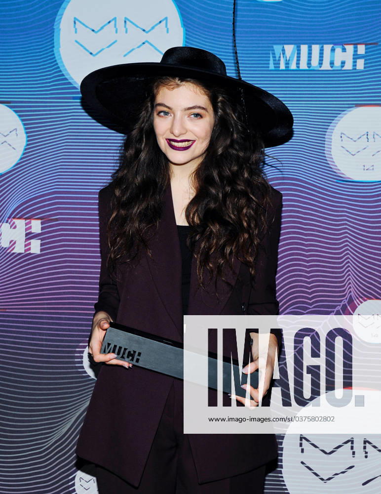 Lorde Wins International Video of the Year Artist at the 25th MuchMusic Video Awards 15 June 2014 - Toronto, Ontario, Canada. Singer-songwriter Lorde poses in the press room at the 25th Annual MuchMusic Video Awards at MuchMusic HQ. Photo Credit: Brent Perniac AdMedia Toronto ON Canada
