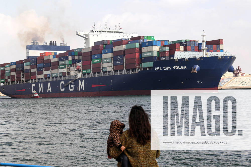(240113) -- CAIRO, Jan. 13, 2024 -- A cargo ship travels on the Suez Canal in Ismailia Province, Egypt, Jan. 13, 2024. Chairman of Egypt s Suez Canal Authority (SCA) Osama Rabie said on Friday that navigation traffic in the canal is regular in both directions. In a statement, Rabie denied reports about the temporary suspension of navigation in the Suez Canal as a result of the tension in the Red Sea s strategic Bab-el-Mandeb area. ) EGYPT-SUEZ CANAL-NAVIGATION AhmedxGomaa