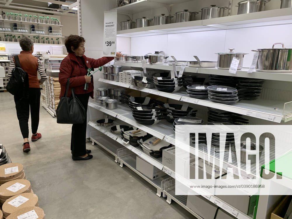 Shoppers in the newly opened IKEA store on Market Street in San Francisco California is shown on Wednesday, September 27, 2023. The city of San Francisco has come under a lot of attack for how it is handling the homeless, drug and retail fallout in Downtown San Francisco. San Francisco USA - ZUMAm117 20230927_zaf_m117_047