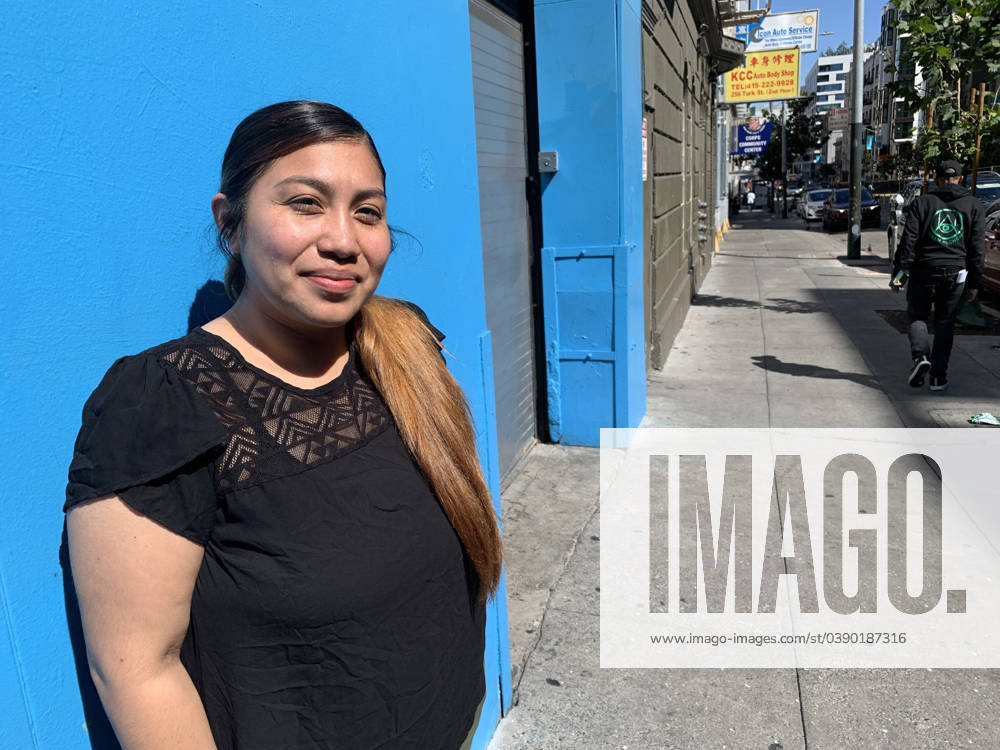 Juana Ramos, an Organizer with Coalition on Homelessness, shown in the Tenderloin District in San Francisco, California on Thursday, September 28, 2023. Ramos was once homeless herself, with her two kids and her husband. The city of San Francisco has come under a lot of attack for how it is handling the homeless, drug and retail fallout in Downtown San Francisco. San Francisco USA - ZUMAm117 20230928_zaf_m117_033