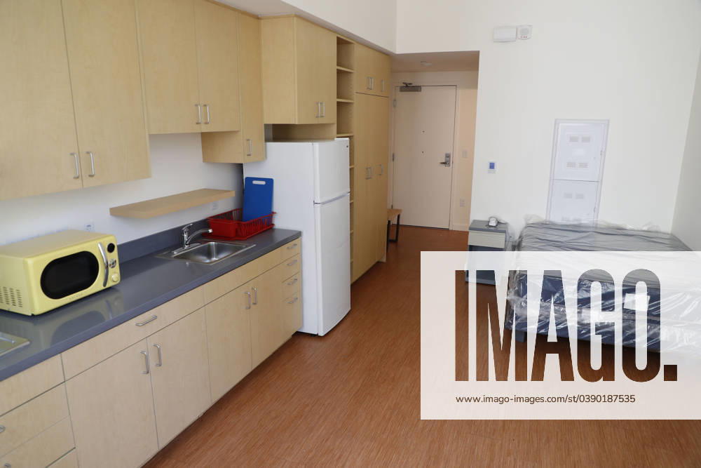 One of the apartments for residents in a residential building run by Episcopal Community Services in San Francisco, California on Thursday, September 28, 2023. The city of San Francisco has come under a lot of attack for how it is handling the homeless, drug and retail fallout in Downtown San Francisco. San Francisco USA - ZUMAm117 20230928_zaf_m117_037