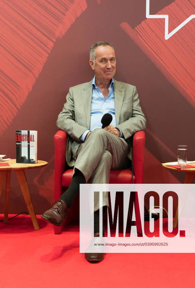 FRANKFURT AM MAIN, Germany - October 20 2023: Stephan Lamby auf der 75. Frankfurter Buchmesse FRANKFURT AM MAIN, Germany - October 20 2023: Stephan Lamby (*1959, German screenwriter and film producer) auf der 75. Frankfurter Buchmesse