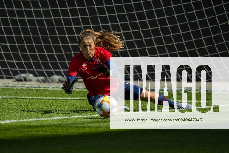 Goalkeeper Cecilie Haustaker Fiskerstrand of Norway during a training session on May 21, 2019 in Oslo. Photo: Jon Olav Nesvold BILDBYRAN kod JE 160444