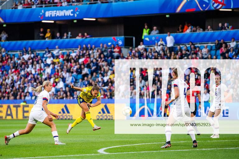 Julia Zigiotti Olme of Sweden during the FIFA Women s World Cup match between Sweden and USA on June 20, 2019 in Le Havre. Photo: Simon Hastegard Bildbyran Kod SH 180080 bbeng fotboll football fotball soccer dam women kvinner frankrike france vm vm 2019 verdensmesterskap världsmästerskap fifa women s world cup 2019 world cup usa sverige sweden
