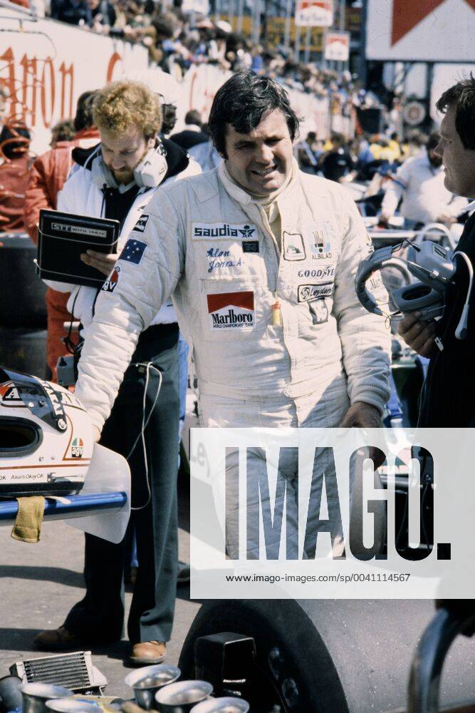 JONES Alan Team Williams Racing Formel 1 Grosser Preis von Belgien in Circuit Zolder am 07.Mai 1980