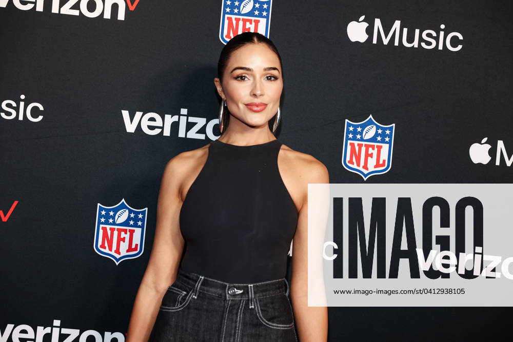Verizon Run The Playlist Live at Super Bowl LVIII Featuring: Olivia Culpo Where: Las Vegas, Nevada, USA When: 10 Feb 2024 Credit: Chad Salvador INSTARimages . NOT FOR USE BY NEWSPAPERS BASED IN THE UK.