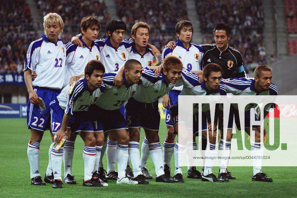 Japan team group, Mannschaftsbild, Totale Japan Team Group Confederations Cup Niigata Stadium, Niigata, Japan 02 June 2001