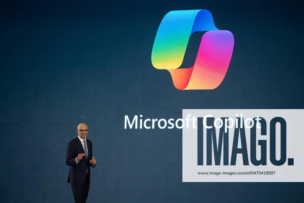 Satya Nadella, An executive chairman and CEO of Microsoft Corporation speaks during the Microsoft Build: AI Day event at the Queen Sirikit National Convention Center. Satya Nadella has announces that the Microsoft corporation has planned to invest of the first data center, the Cloud First platform and artificial intelligence (AI) in Thailand. Bangkok Thailand - ZUMAs197 20240501_aaa_s197_063