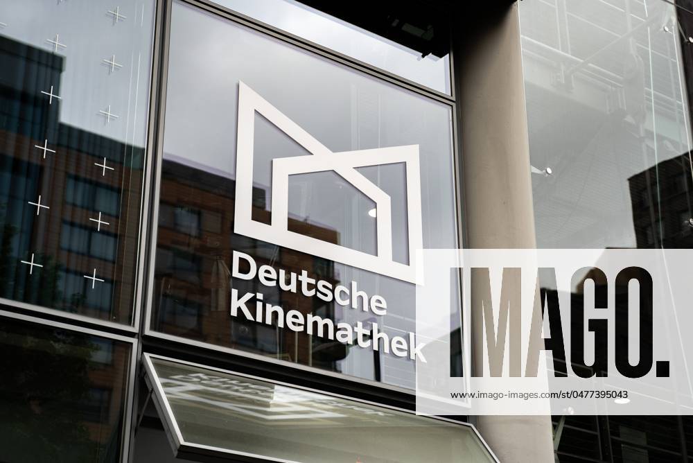 Berlin-Mitte Themenbild - Museum Deutsche Kinemathek am Sony Center in Berlin, 12.05.2024 Themenbild - Museum Deutsche Kinemathek am Sony Center in Berlin, 12.05.2024 Logo vom Museum Deutsche Kinemathek Museum fuer Film und Fernsehen im Sony Center am Potsdamer Platz, Berlin.