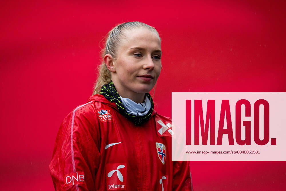 Thea Bjelde of the Norwegian women?s national football team during a training session on October 20, 2020 in Oslo. Photo: Vegard Wivestad Grott BILDBYRAN kod VG VG0059 bbeng fotboll football fotball soccer UEFA EURO, EM, Europameisterschaft,Fussball Qualifier, EM, Europameisterschaft em-kvalifisering kvinner em-kvalik em-kval norge norway dam trening träning training
