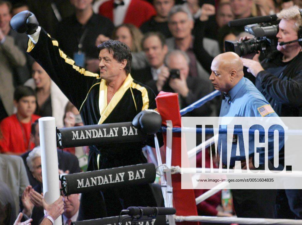 Schauspieler Sylvester Stallone (USA) als Boxer während der Dreharbeiten zum Film - Rocky Balboa - im Mandalay Bay Resort and Casino in Las Vegas - lvp2005120304