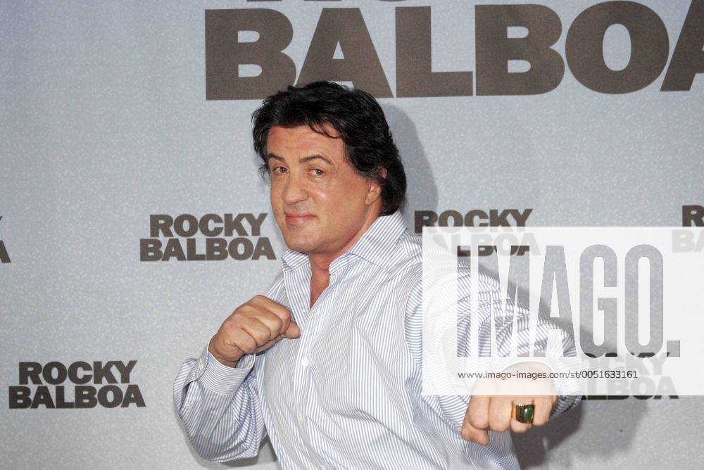 Schauspieler Sylvester Stallone (USA) anlässlich eines Pressetermins zum Film - Rocky Balboa - in Köln