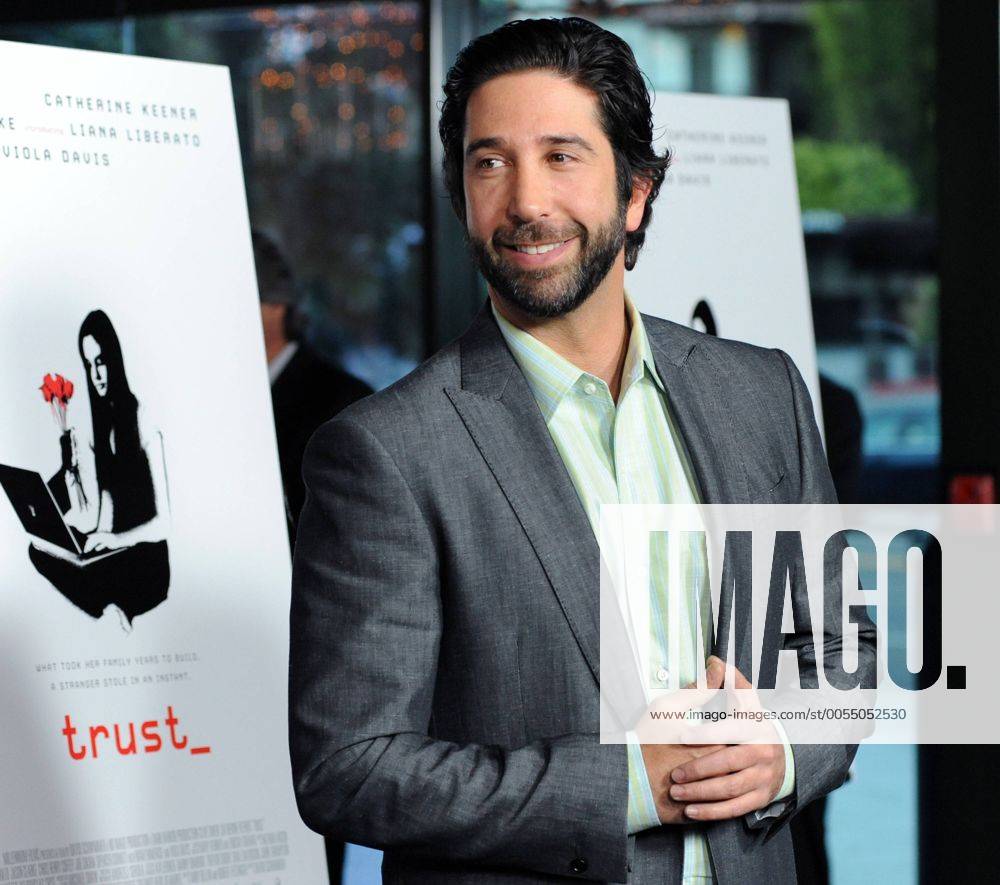 David Schwimmer, who directed and produced the motion picture thriller Trust , attends the premiere of the film at the DGA Theatre in Los Angeles on March 21, 2011. LAP2011032178