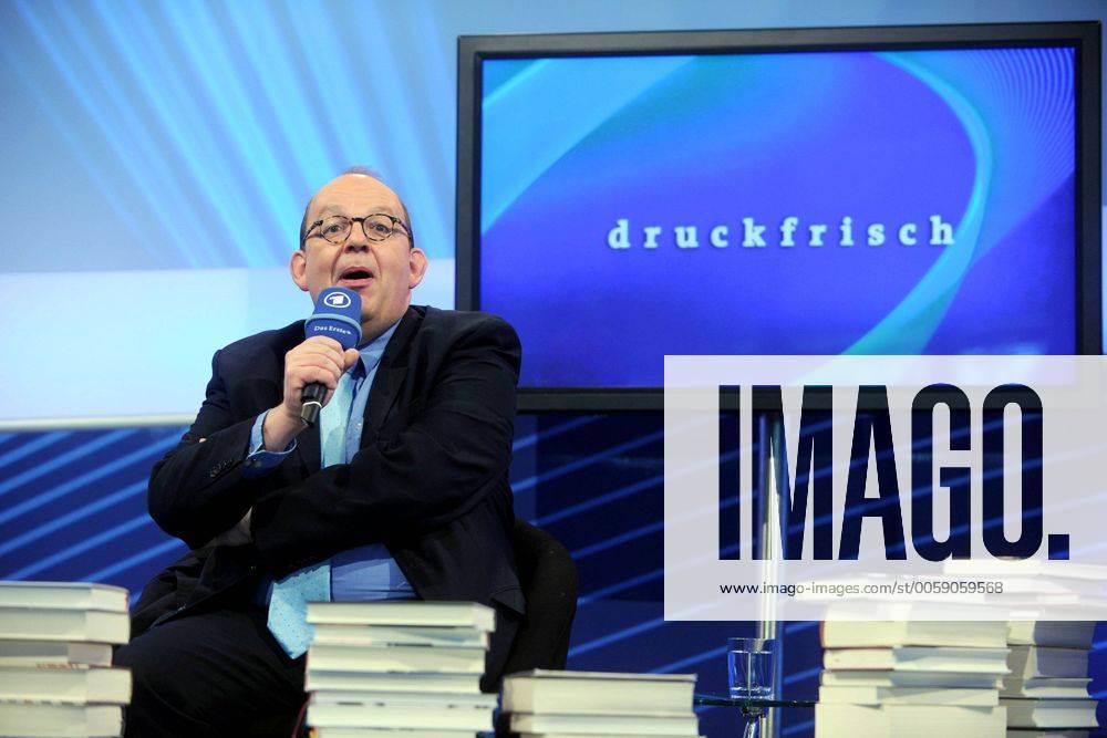 Frankfurter Buchmesse 2012. Literaturkritiker Denis Scheck ( GER ) am 14.10.2012 auf der Frankfurter Buchmesse 2012.