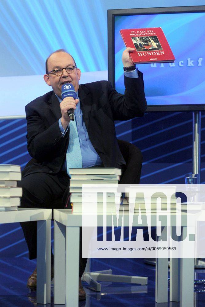 Frankfurter Buchmesse 2012. Literaturkritiker Denis Scheck ( GER ) am 14.10.2012 auf der Frankfurter Buchmesse 2012.