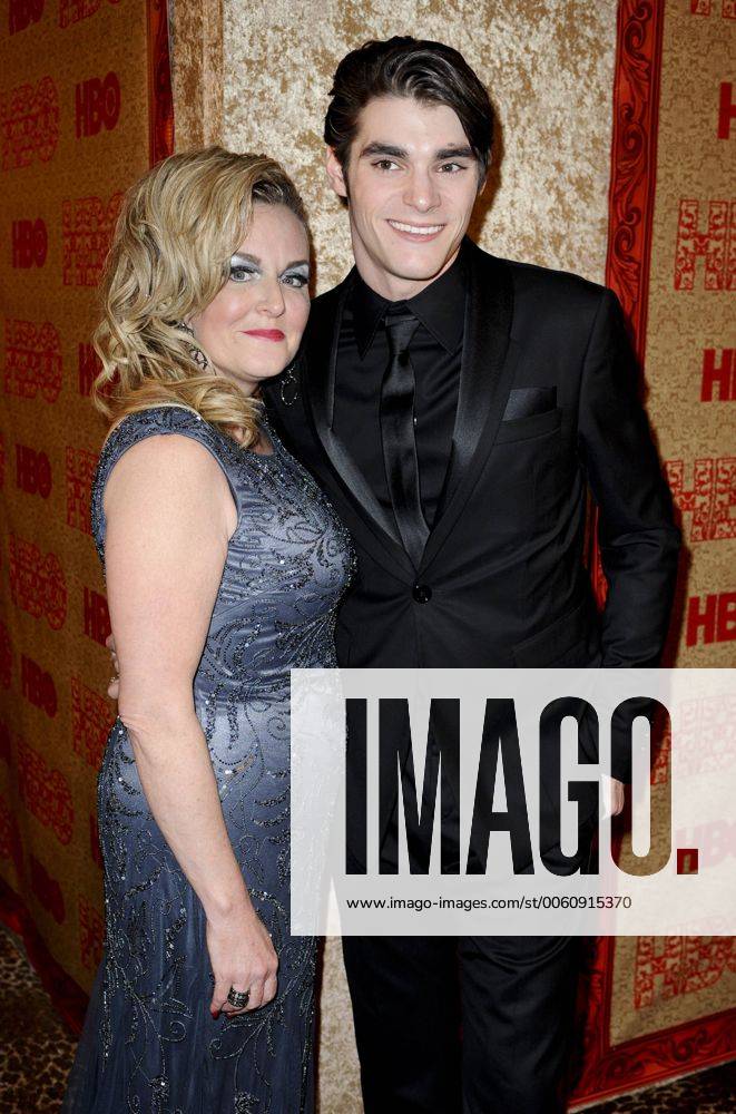 RJ Mitte & mother HBO GOLDEN GLOBES AFTER PARTY Beverly Hills Patrick Rideaux PicturePerfect