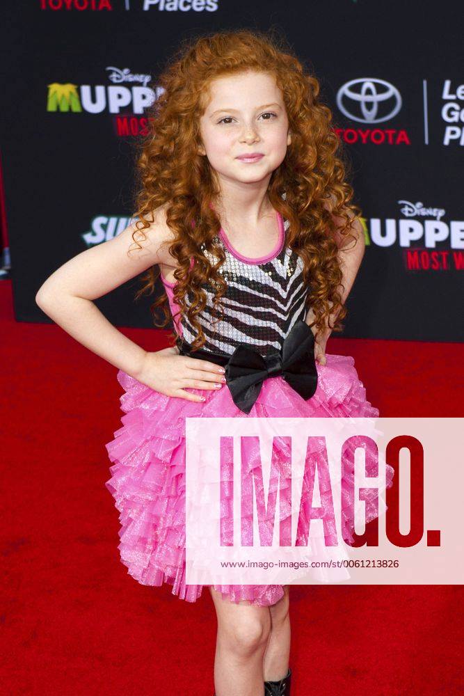 Francesca Capaldi bei der Premiere des Kinofilms Muppets Most Wanted im El Capitan Theatre, Hollywood. Los Angeles, 11.03.2014 Foto:xD.xStarbuckx xFuturexImage