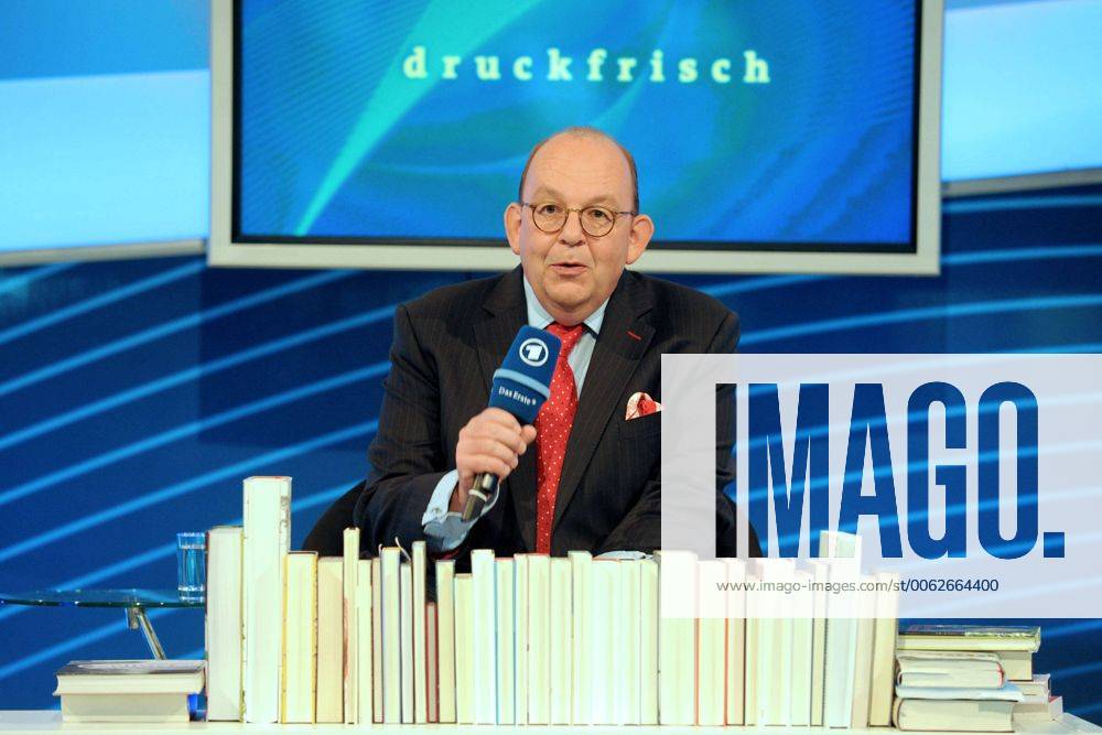 Frankfurter Buchmesse 2014. Literaturkritiker Denis Scheck am 09.10.2014 auf der Frankfurter Buchmesse 2014.