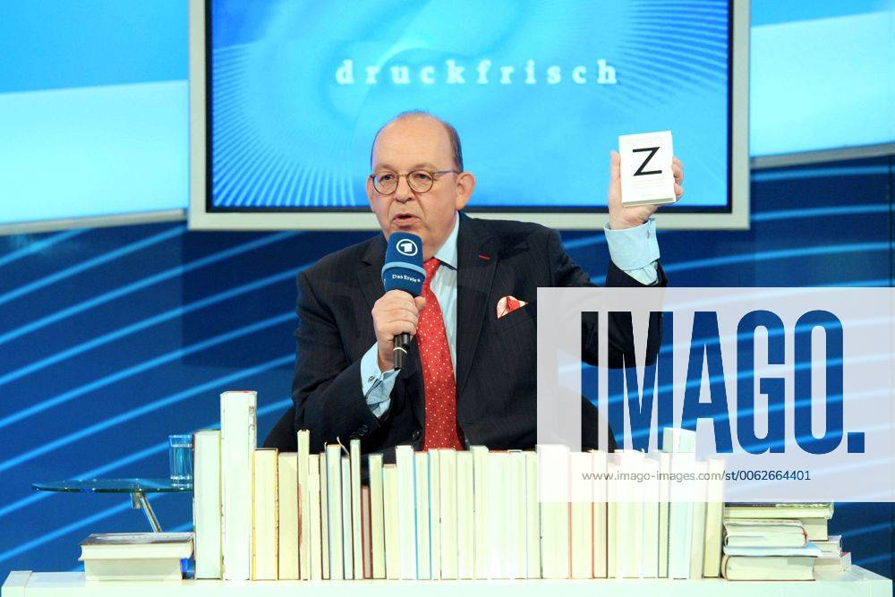 Frankfurter Buchmesse 2014. Literaturkritiker Denis Scheck am 09.10.2014 auf der Frankfurter Buchmesse 2014.