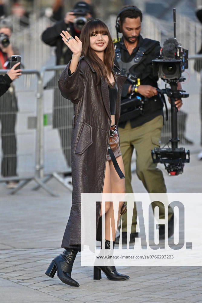 PFW Louis Vuitton Outside Arrivals Lisa arriving at Louis Vuitton show during Paris Fashion Week in Paris, France on October 1, 2024. Photo by Julien Reynaud APS-Medias ABACAPRESS.COM Paris France