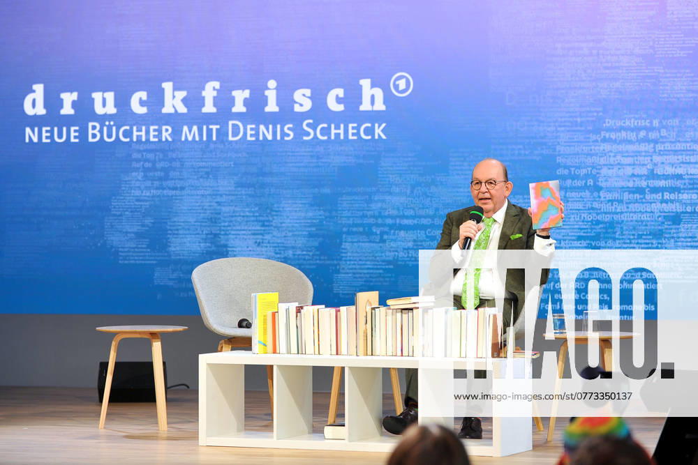 Frankfurter Buchmesse 2024. Literaturkritiker Denis Scheck am 17.10.2024 auf der Frankfurter Buchmesse. 20241017MWI010068