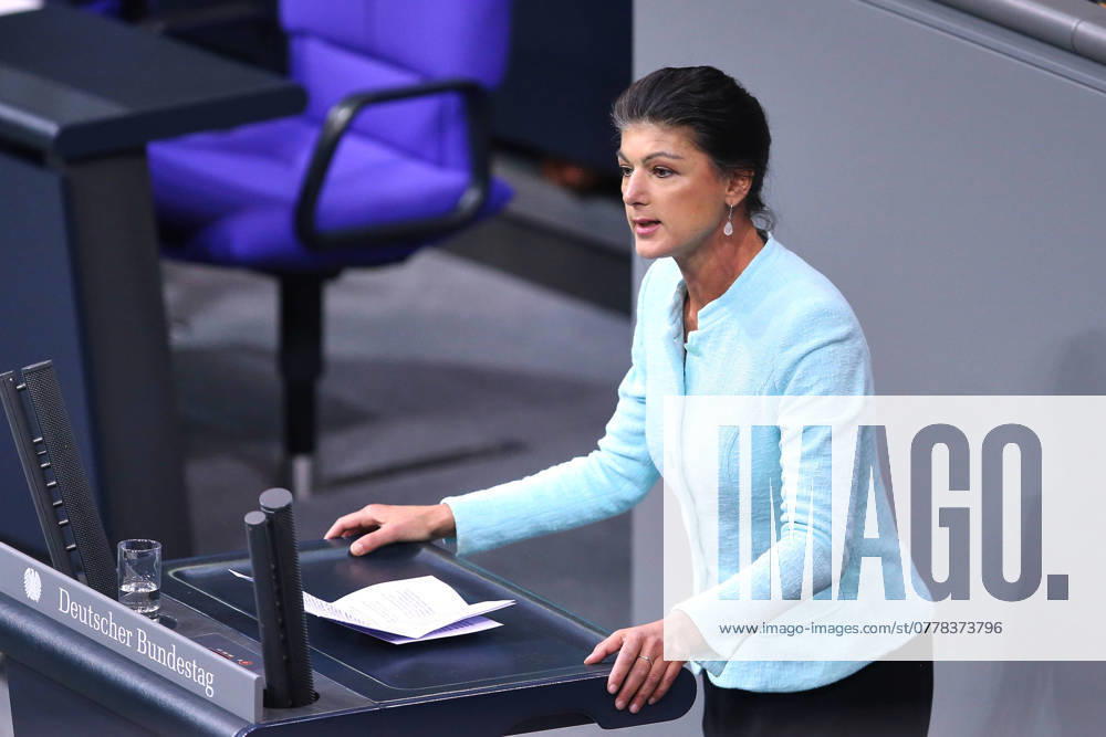Berlin, Deutschland, 07.11.2024: Deutscher Bundestag: 197. Bundestagssitzung: Sahra Wagenknecht, BSW
