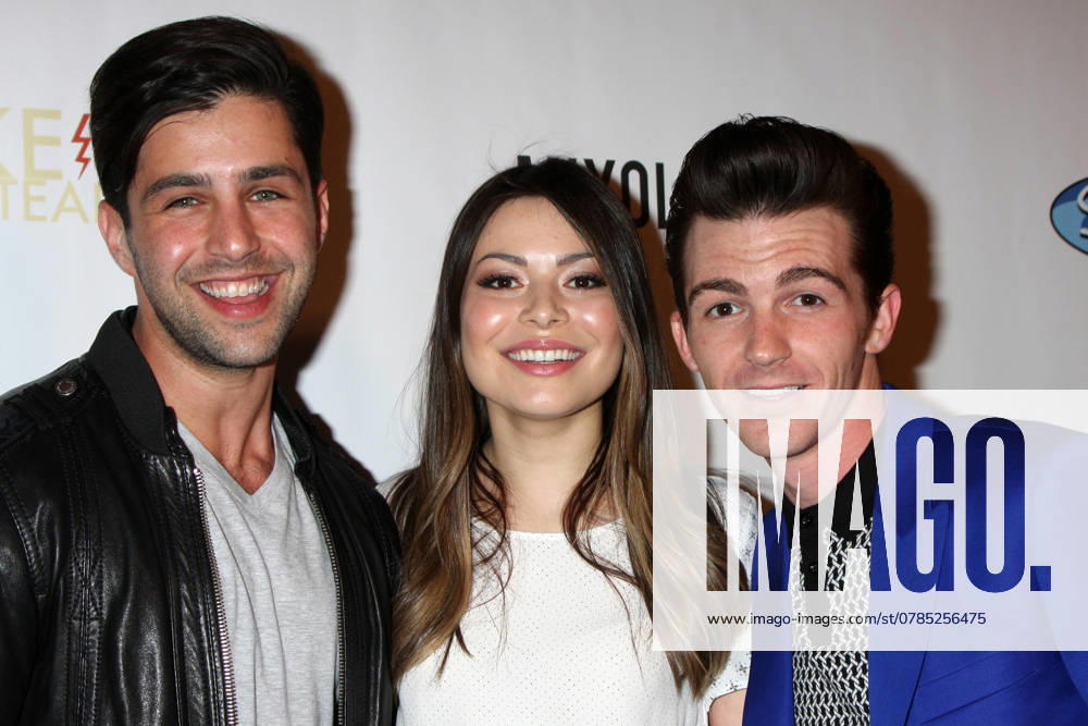 Josh Peck, Miranda Cosgrove, Drake Bell at the Drake Bells Album Release Party for Ready, Set, Go, Mixology, Los Angeles, CA 04-17-14 , 13314798.jpg, famous, popular, celebrity, star, talent, people, event, person, entertainment, fame,