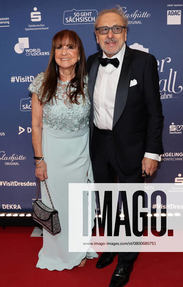 Wolfgang Stumph mit Ehefrau Christine Stumph beim 17. SemperOpernball 2025 in der Semper Oper. Dresden, 07.02.2025 Sachsen Germany